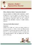 ADHD Factsheet