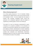 Hearing Impairment Long Factsheet